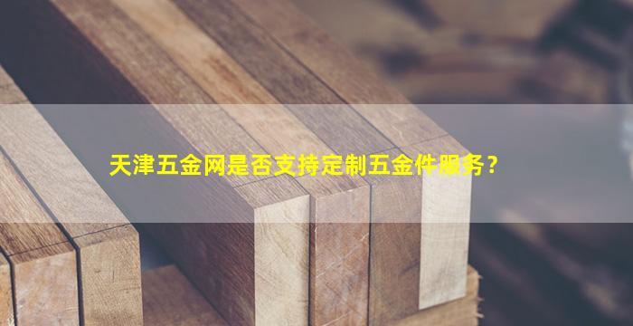 天津五金网是否支持定制五金件服务？